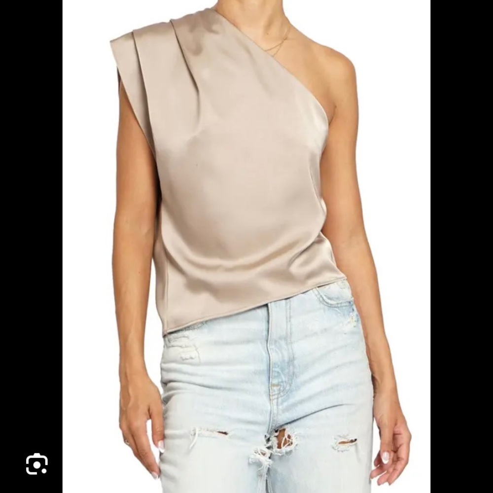 No One Cares Satin Top